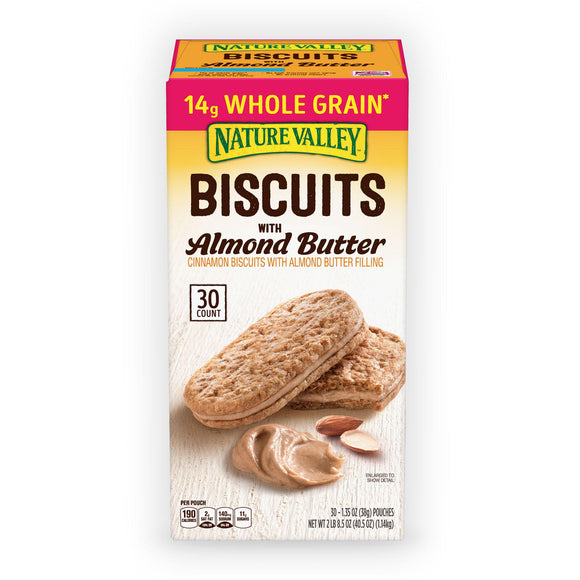 Nature Valley Biscuit Sandwich with Almond Butter (30 ct.)
