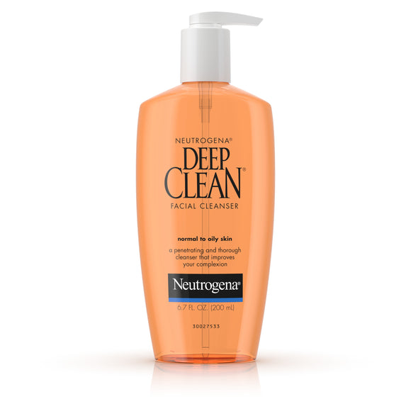 Neutrogena Oil-Free Deep Clean Daily Facial Cleanser, 6.7 fl. oz