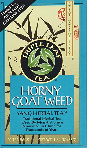 Horny Goat Weed Yang Herbal Tea - Caffeine-Free (20 Tea Bags)