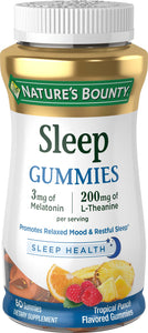 Nature's Bounty® Sleep Complex 3 mg Melatonin/200 mg L-Theanine, 60 Gummies