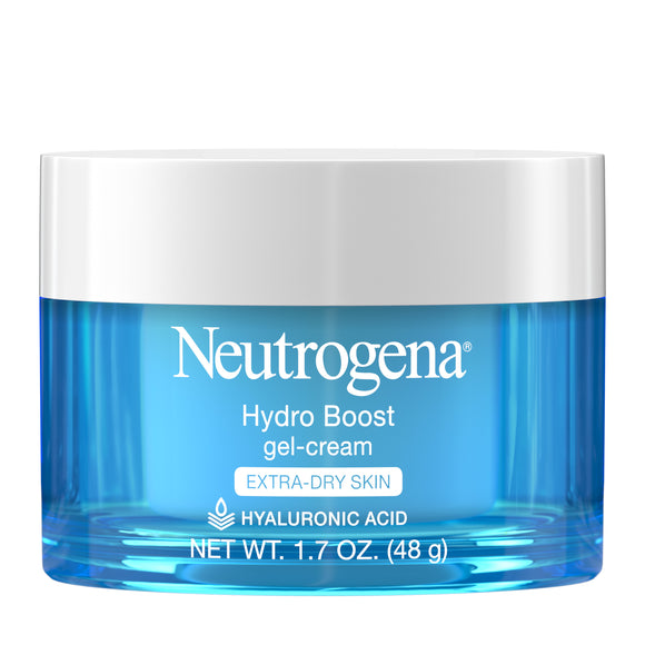 Neutrogena Hydro Boost Hyaluronic Acid Gel Face Moisturizer to hydrate and smooth extra-dry skin, 1.7 oz