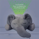 Pure Baby Sound Sleepers Sound Machine and Star Projector ,Elephant