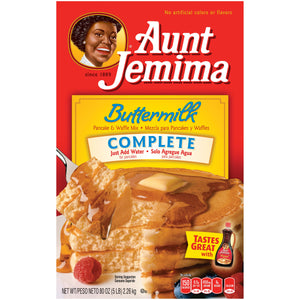 Aunt Jemima Buttermilk Complete Pancake & Waffle Mix,2.26kg/ 80 oz Box