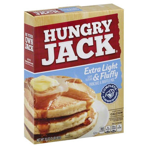 Hungry Jack Extra Light & Fluffy Pancake & Waffle Mix, 907g