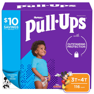 Huggies Pull-Ups Training Pants for Boys , 3T/4T -116 ct. (32 - 40 lbs.)