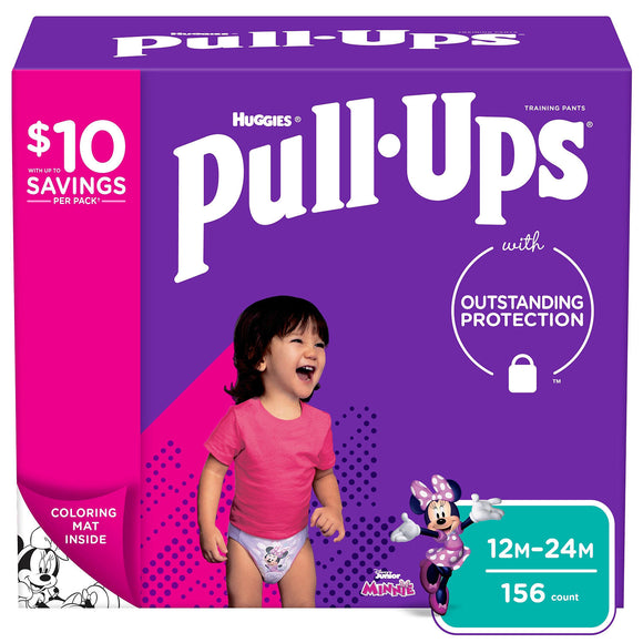 Huggies Pull-Ups Training Pants for Girls , 12M/24M -156 ct. (14-26 lbs.)