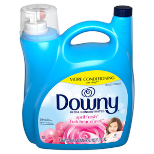 Downy Ultra Liquid Fabric Softener and Conditioner, April Fresh (165 oz., 244 loads)