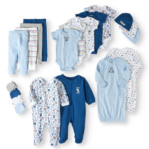 Garanimals Newborn Baby Boy Clothes Shower Gift Set, 20-Piece