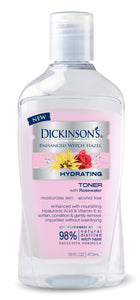 Dickinson’s Enhanced Witch Hazel Hydrating Toner with Rosewater, 16 fl oz