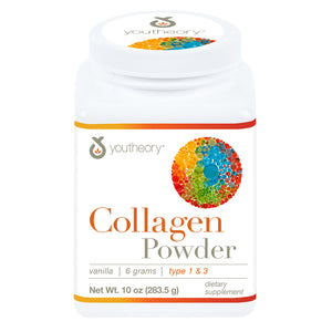 Youtheory Collagen + Biotin and Vitamin C Powder, 10 Oz