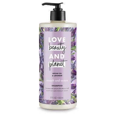 Love Beauty and Planet Smooth & Serene Shampoo, Argan Oil & Lavender (22 fl. oz.)
