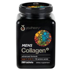 Youtheory Men's Collagen Advanced 290ct (1Bottle)