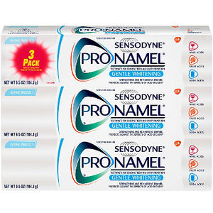 Sensodyne Pronamel Gentle Whitening Toothpaste for Sensitive Teeth, Alpine Breeze (6.5 oz., 3 pk.)